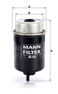 Bränslefilter MANN-FILTER WK 8194