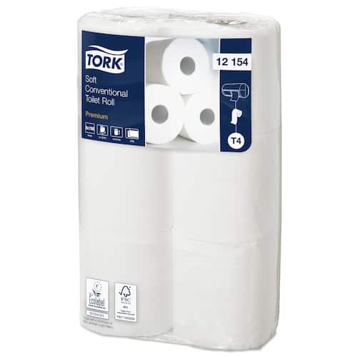 Tork Toalettpapper Premium 2-lagers vit T4