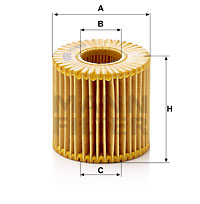 Oljefilter MANN-FILTER HU 7019 z