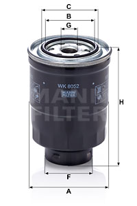 Bränslefilter MANN-FILTER WK 8052 z