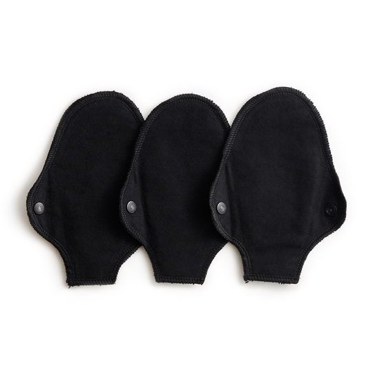 Imse Ekologiska Trosskydd för string - Black, 3-pack