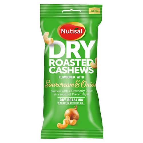 NUTISAL Nötter DR Cashew sour cream/onion 60g