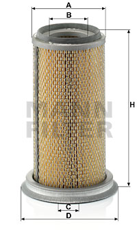 Luftfilter MANN-FILTER C 14 168