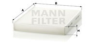 Kupéfilter MANN-FILTER CU 2533-2