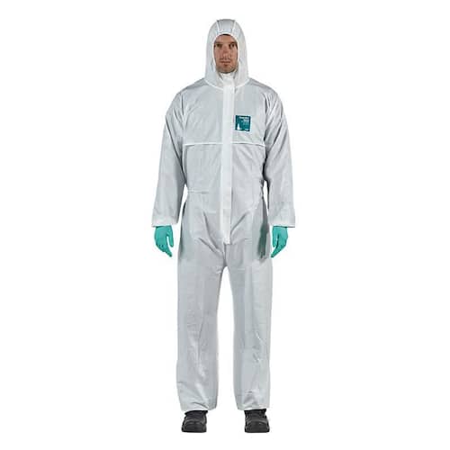 Ansell Skyddsoverall ALPHATEC COMFORT vit L