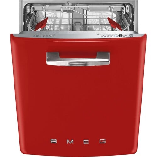 Smeg Stfabrd3 Underbygg. Diskmaskiner - Röd