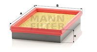 Luftfilter MANN-FILTER C 2573