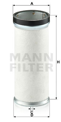 Sekundärluftfilter MANN-FILTER CF 821