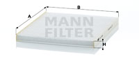 Kupéfilter MANN-FILTER CU 2336