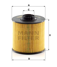Bränslefilter MANN-FILTER PU 10 004 z