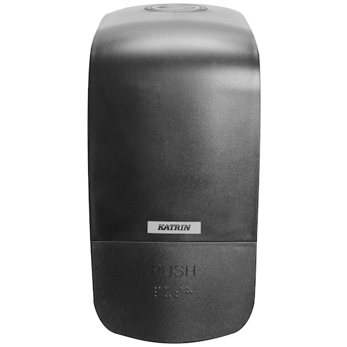KATRIN Inclusive Dispenser för tvål, manuell, 500ml, plast, svart