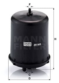 Oljefilter MANN-FILTER ZR 905 z