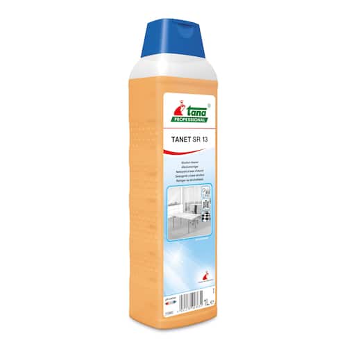 Tana Ytrengöringsmedel, TANET SR 13, strimfri, alkoholbaserad, 1 l, orange