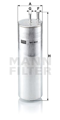 Bränslefilter MANN-FILTER WK 8020
