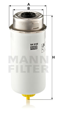 Bränslefilter MANN-FILTER WK 8158
