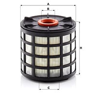 Bränslefilter MANN-FILTER PU 7011 z