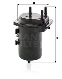 Bränslefilter MANN-FILTER WK 939/6