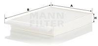 Kupéfilter MANN-FILTER CU 30 012