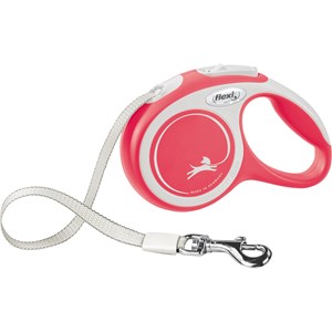 Koppel Flexi New Comfort Band XS 3 m Röd