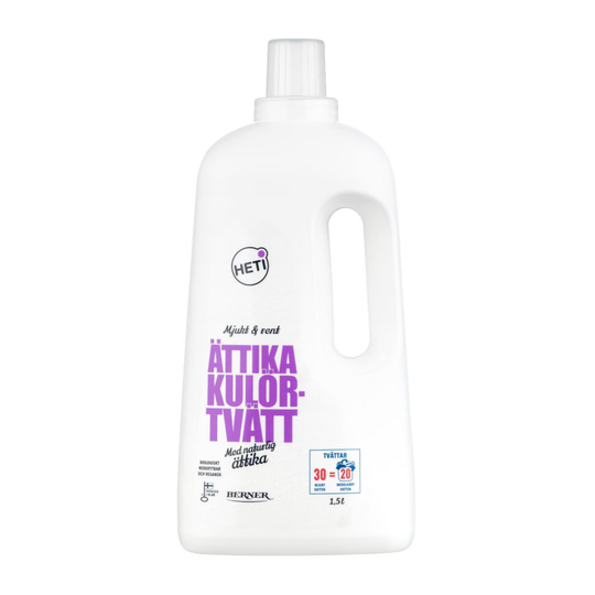 HETI Ättika Flytande Kulörtvätt 1500 ml