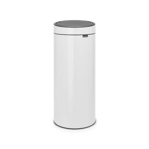 BRABANTIA Papperskorg Touch Bin New 30L Vit