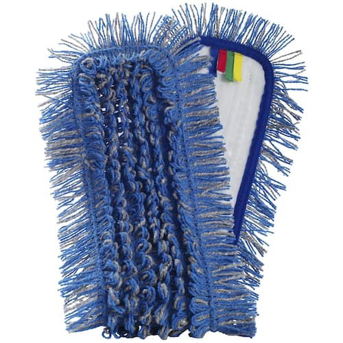 NORDEX Moppduk i mikrofiber, Nline Micro Power, för våt, fuktig och torr moppning, 600 mm, blå