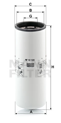 Oljefilter MANN-FILTER W 12 120