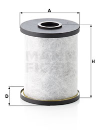 Filter, vevhusventilation MANN-FILTER LC 10 002/1 x