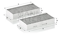Kupéfilter MANN-FILTER CUK 26 028-2
