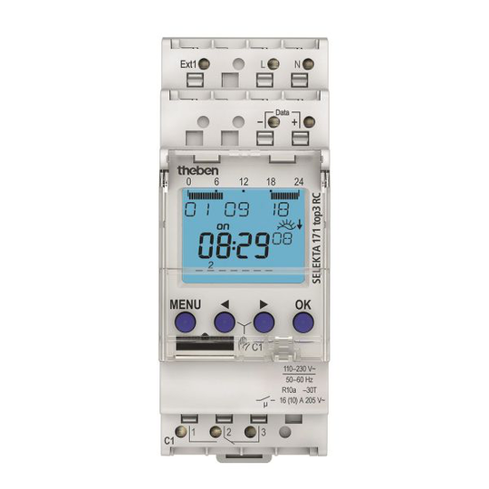 Theben 1710330 Kopplingsur 110-240V, astronomisk