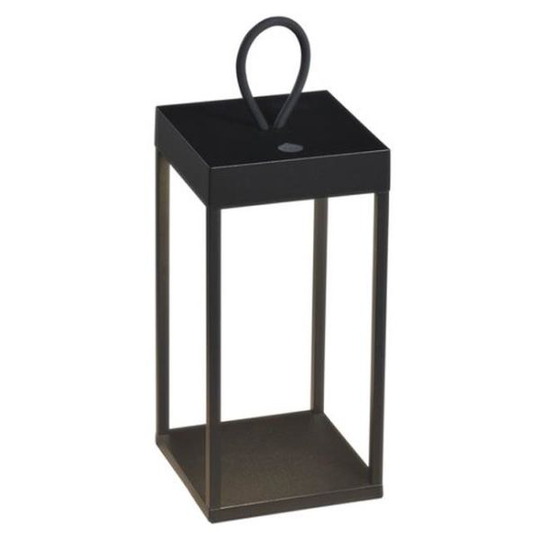 Konstsmide Ravello Lykta USB, svart Höjd: 30 cm