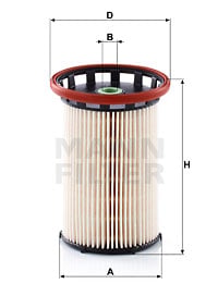 Bränslefilter MANN-FILTER PU 8008/1