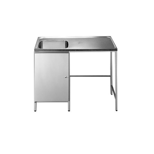 Contura CAB 12 Tvättbänk vit, med plats för tvättmaskin Vänster
