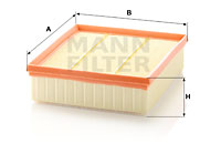 Luftfilter MANN-FILTER C 25 122