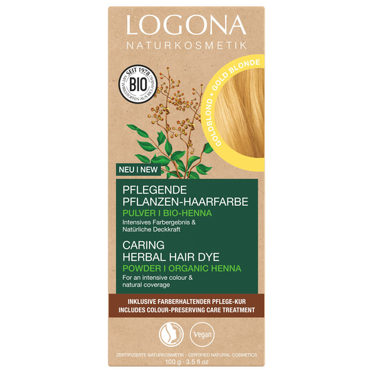 Logona Örthårfärg, 100 g Gold Blonde