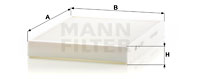 Kupéfilter MANN-FILTER CU 2733
