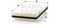 Kupéfilter MANN-FILTER CU 2534