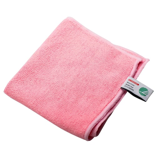 NORDEX Flerfunktionsduk i mikrofiber, Proffer, röd, 320 x 320 mm