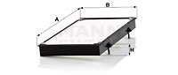 Kupéfilter MANN-FILTER CU 3454