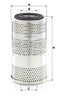 Filter, drifthydraulik MANN-FILTER H 12 012