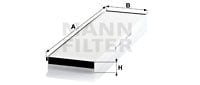 Kupéfilter MANN-FILTER CU 5673