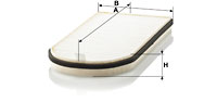 Kupéfilter MANN-FILTER CU 3642-2