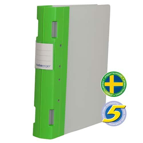 KEBA Gaffelpärm Ergo A4 55mm lime/neutral