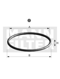 Packning, oljefilter MANN-FILTER Di 007-00