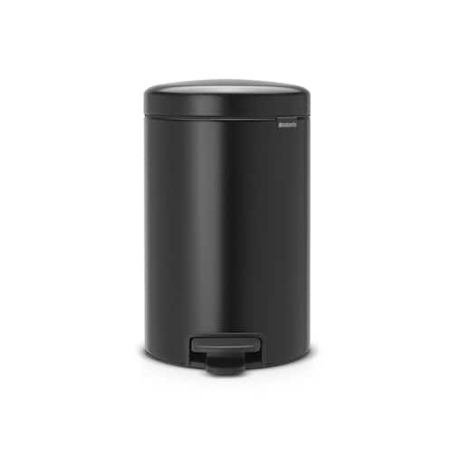 BRABANTIA Papperskorg Pedalhink New Icon 12L Matt Svart