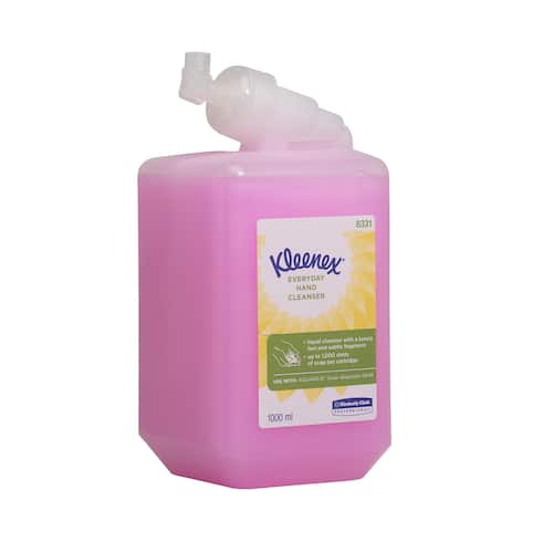 Kleenex® Kassett med flytande handtvål, för daglig användning, 1l, rosa