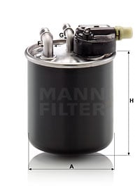 Bränslefilter MANN-FILTER WK 820/22