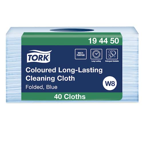 Tork Rengöringsduk Premium W8 blå