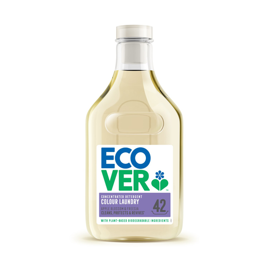 Ecover Flytande Kulörtvättmedel Apple Blossom & Freesia, 1,5 L