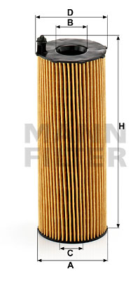 Oljefilter MANN-FILTER HU 8001 x